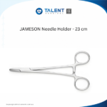 Jameson Needle Holder 23 cm surgical instrument by Talent Surgical.