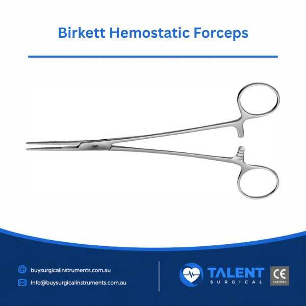 Birkett Hemostatic Forceps Delicate hemostatic forceps with fine tips, designed for precision in surgical procedures and tissue handling.