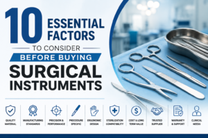 10 essential factors to consider before buying surgical instruments Australia for quality and precision.