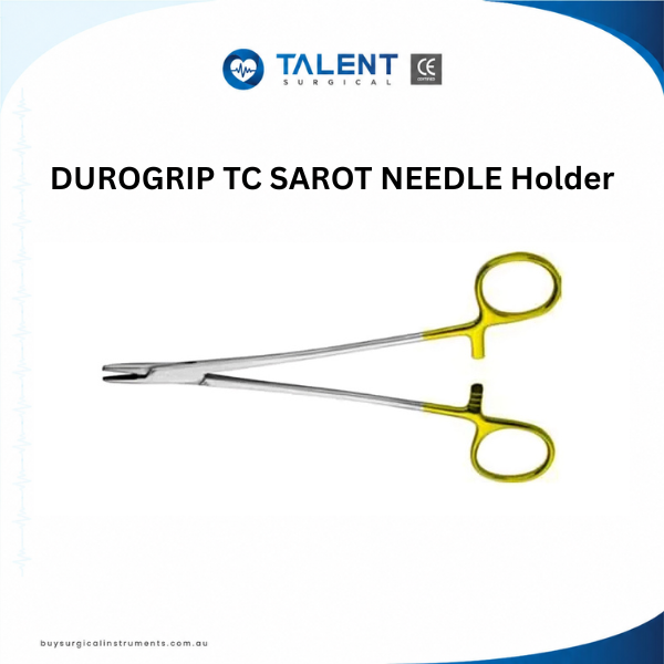 DUROGRIP TC SAROT NEEDLE holder Premium DUROGRIP TC SAROT Needle Holder by a leading Needle Holder Supplier Australia.