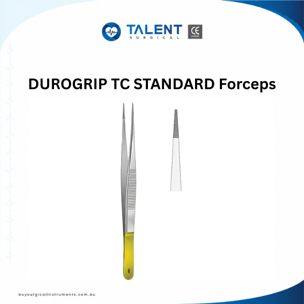 DUROGRIP TC STANDARD Forceps DUROGRIP TC STANDARD Forceps for secure tissue grip.