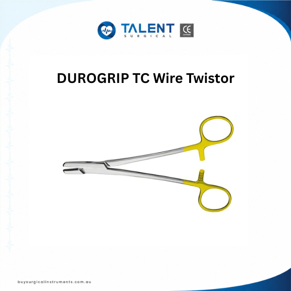DUROGRIP TC Wire Twistor DUROGRIP TC Wire Twistor for surgical needle holder applications and secure wire twisting.
