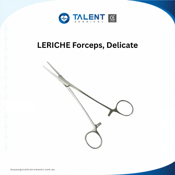 LERICHE Forceps Delicate Shop LERICHE Delicate Forceps featuring atraumatic tips for delicate tissue manipulation and reliable surgical performance.