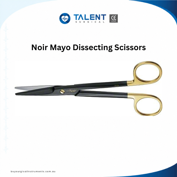 Noir Mayo Dissecting Scissors Noir Mayo Dissecting Scissors for precise tissue dissection from trusted surgical items suppliers.