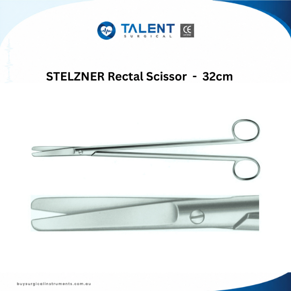STELZNER Rectal Scissor STELZNER Rectal Scissor Surgical Instrument.
